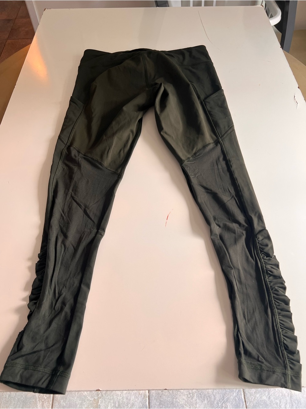 lululemon Olive Green High-Waist Leggings